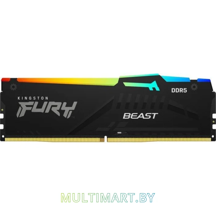 Оперативная память Kingston FURY Beast RGB 16GB DDR5 PC5-41600 (KF552C40BBA-16)